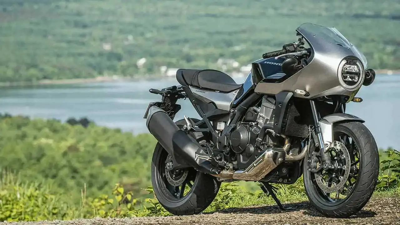 Honda Hawk 11 — lakeside view