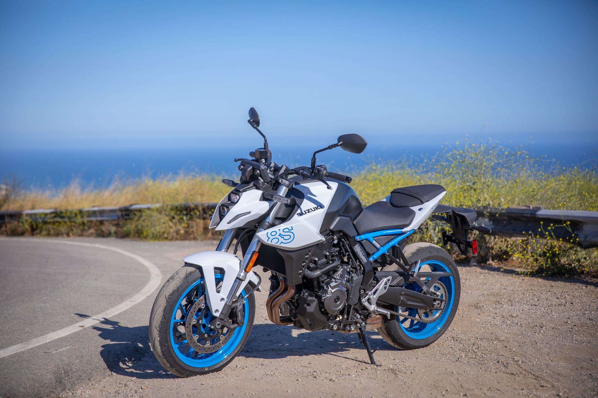 Suzuki GSX-8S — coastal viewpoint