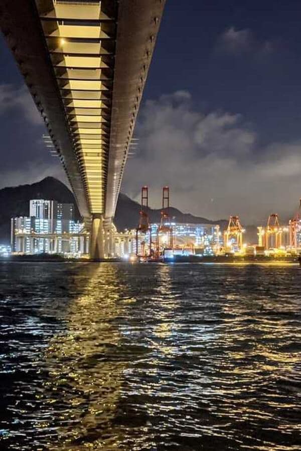 昂船洲大橋底 (Stonecutters Bridge Underside)